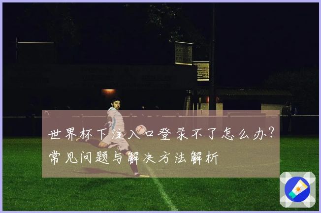 世界杯下注入口登录不了怎么办？常见问题与解决方法解析