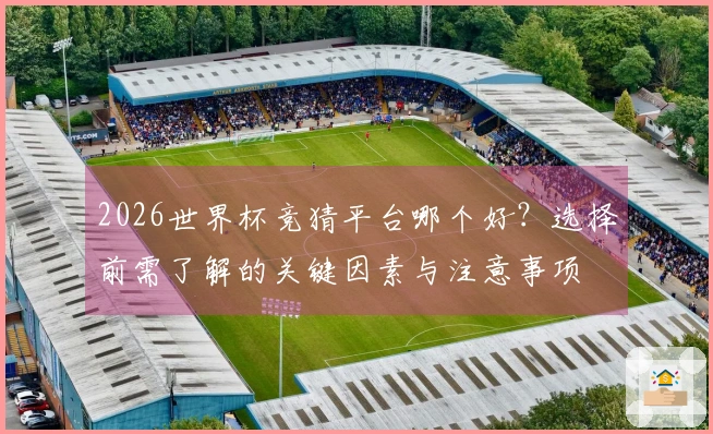 2026世界杯竞猜平台哪个好？选择前需了解的关键因素与注意事项
